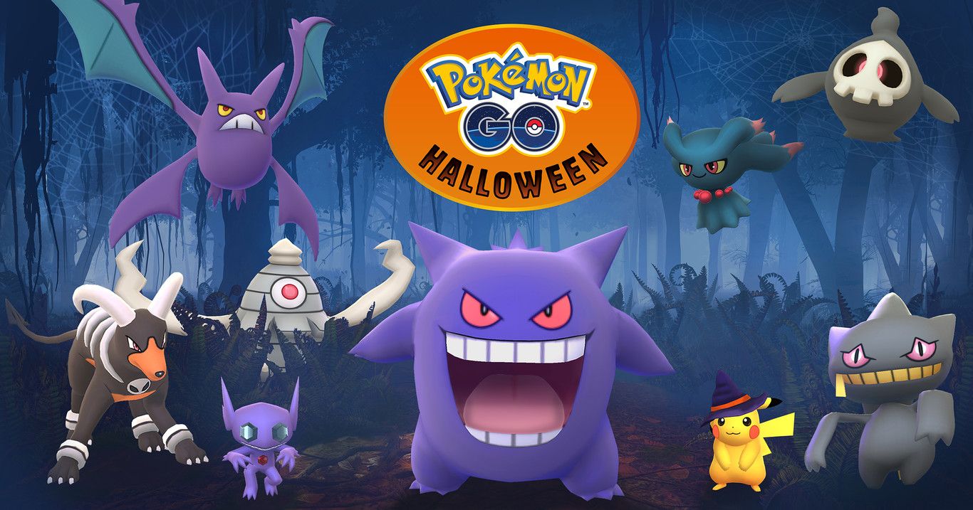 Pikachu con sombrero de bruja y los Pokémon fantasmas llegan ha Halloween en Pokémon GO junto con otras sorpresas